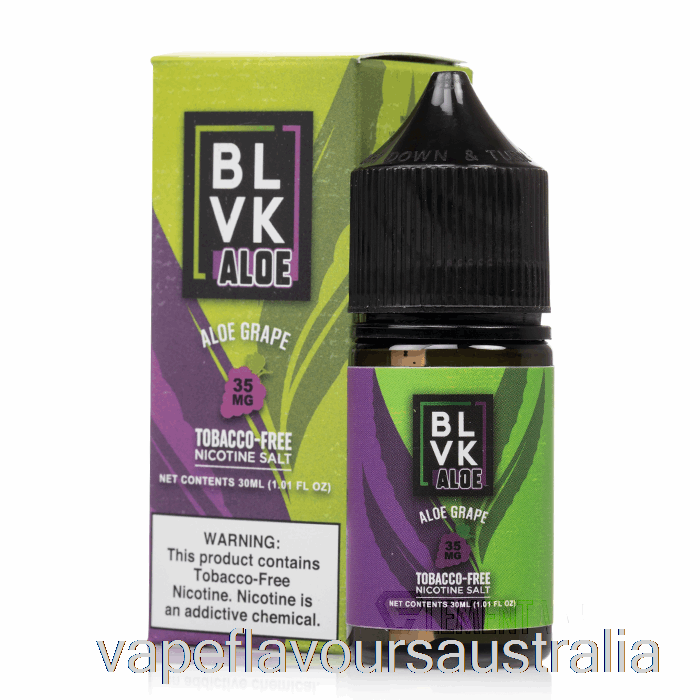 Vape Australia Aloe Grape Salt - BLVK Salt - 30mL 50mg